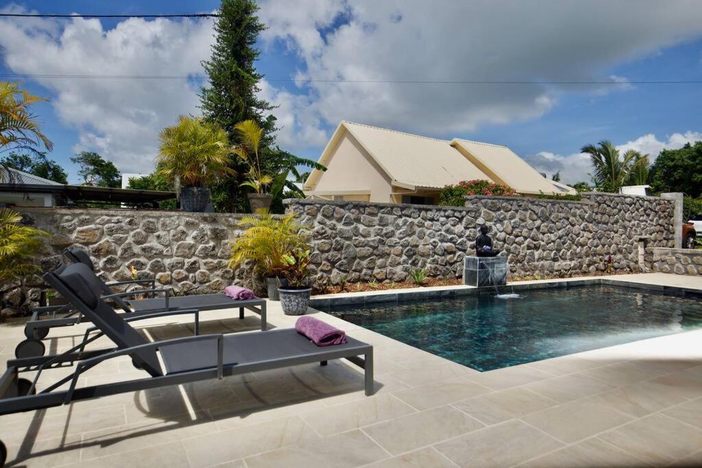 Villa Du Beau Vallon 2 Jacuzzi Privatif Et Piscine Chauffee Partagee Saint-Benoît Exterior foto